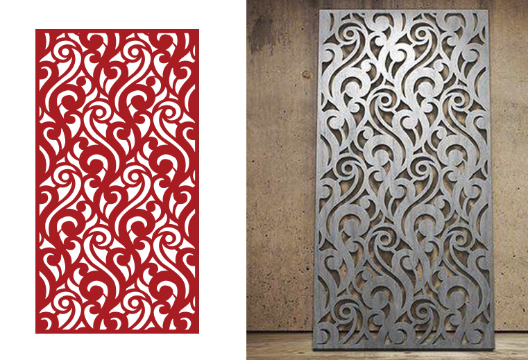 MDF jali decorative screen panel