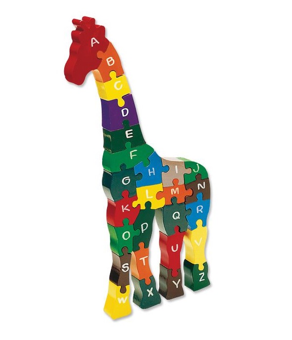 Laser Cut Alphabet Giraffe Puzzle For Kids Acrylic 3Mm preview