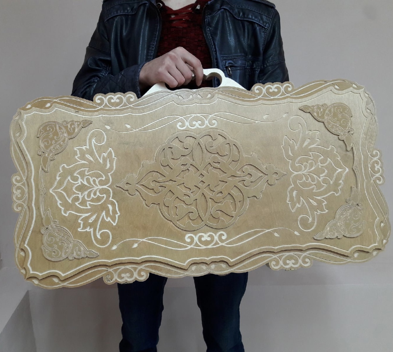 Laser Cut Barbecue Skewers Decorative Wooden Storage Box preview