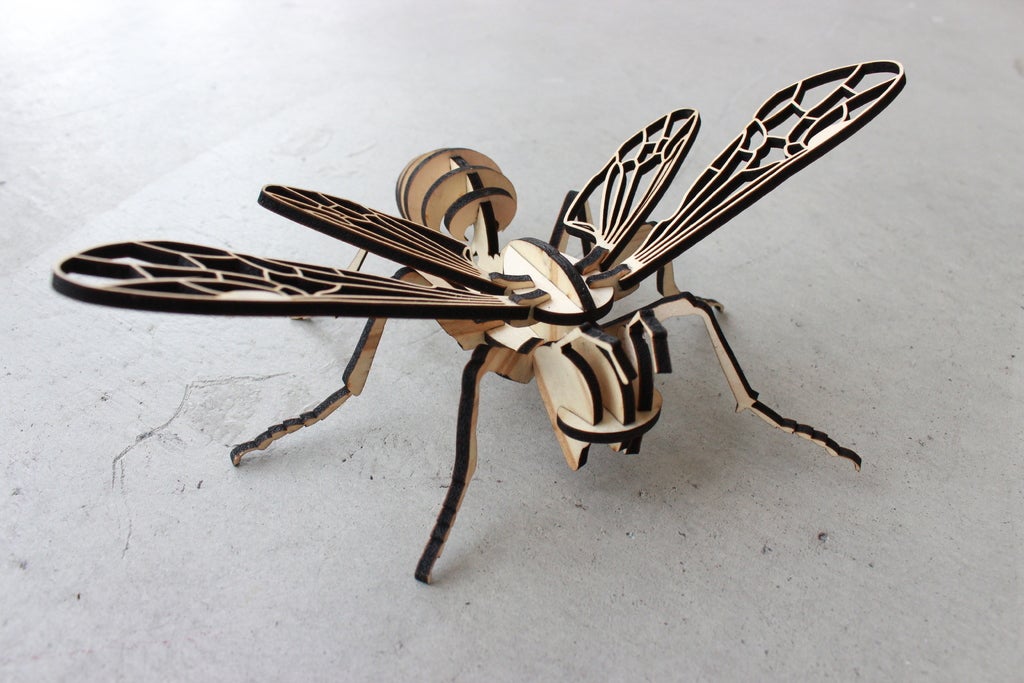 Laser Cut Bee Puzzle 4Mm Plywood preview
