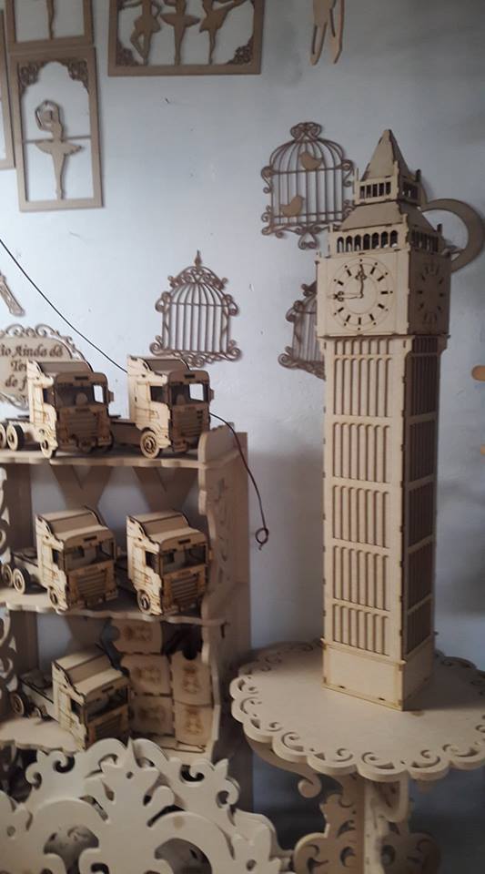 Laser Cut Big Ben Wooden Model Puzzle preview