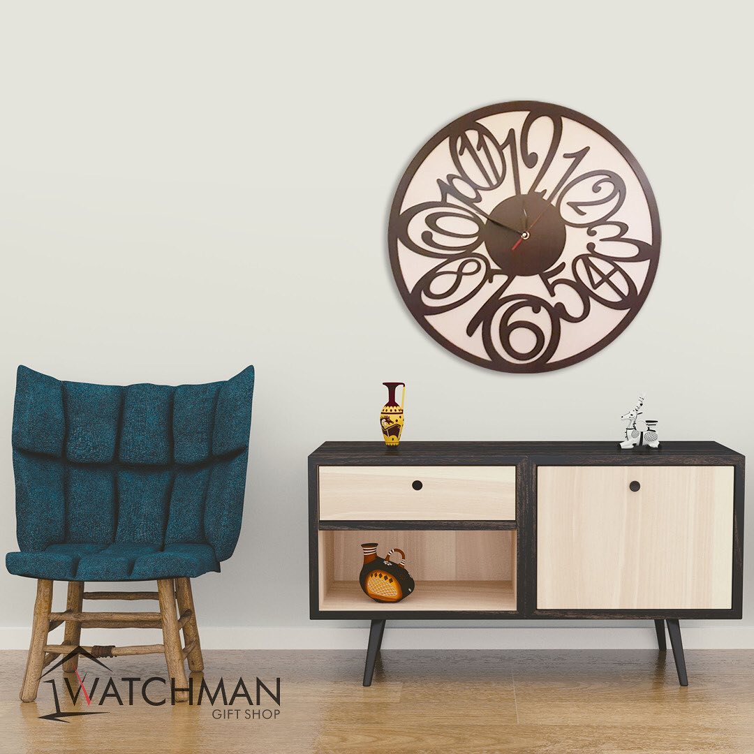 Laser Cut Clock Plywood preview
