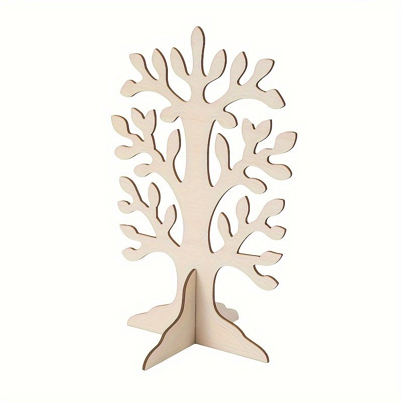 Wooden Tree DIY Painting Crafts Kids preview - Cutgrove digital design